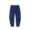 Anta Letter Print Loose Round Neck Sweatshirt Elastic Waist Cuffed Fleece Long Pants Casual Sports Suit 152448706N-1+952517307N-2
