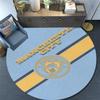 MCFC Pattern Round rug,Carpet Rug for Living Room Bedroom Playroom ,Non-slip Floor Mat,Holiday Gifts and Birthday Gifts.