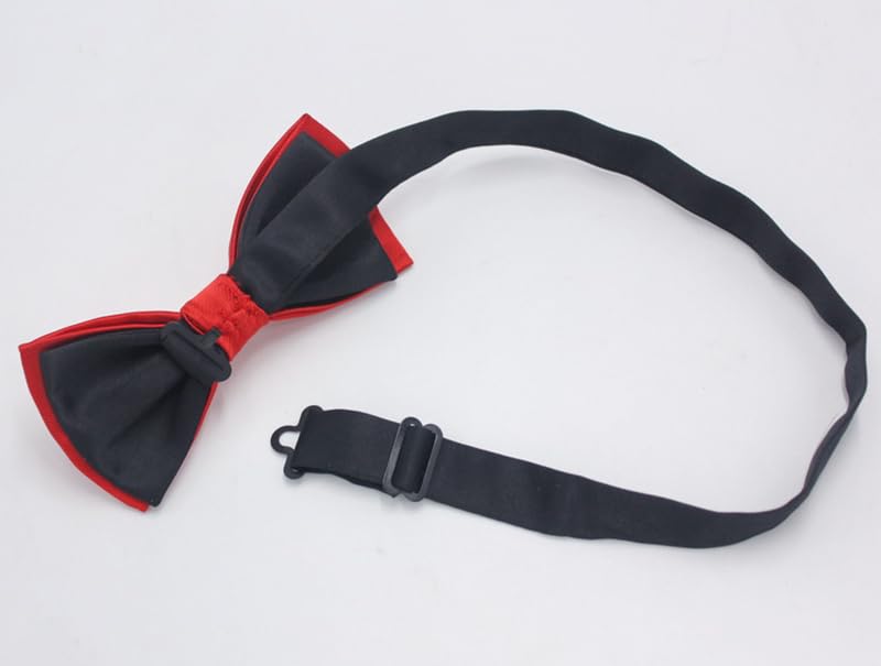 [Lismyakey] One-touch Easy-to-attach Bow Tie - ZipperPaisleyDot Pattern - Men's Bow Tie - Perfect for Weddings, Graduation Ceremonies, Receptions,