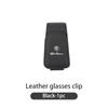 1Pc Car Specific Glasses Clip Leather Ticket Holder Sticker For Alfa Romeo 159 Giulietta Giulia 147 Mito 156 166 GT Stelvio F1