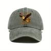 Hot-selling American Anniversary Fashion Denim Baseball Cap Female Retro Printed Soft Top Cap Male
