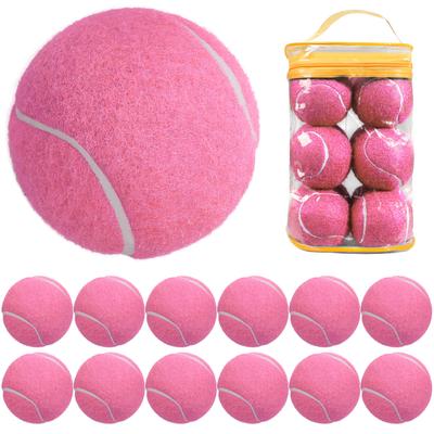 12 förpackningar Tryckmatchning och träning av tennisbollar