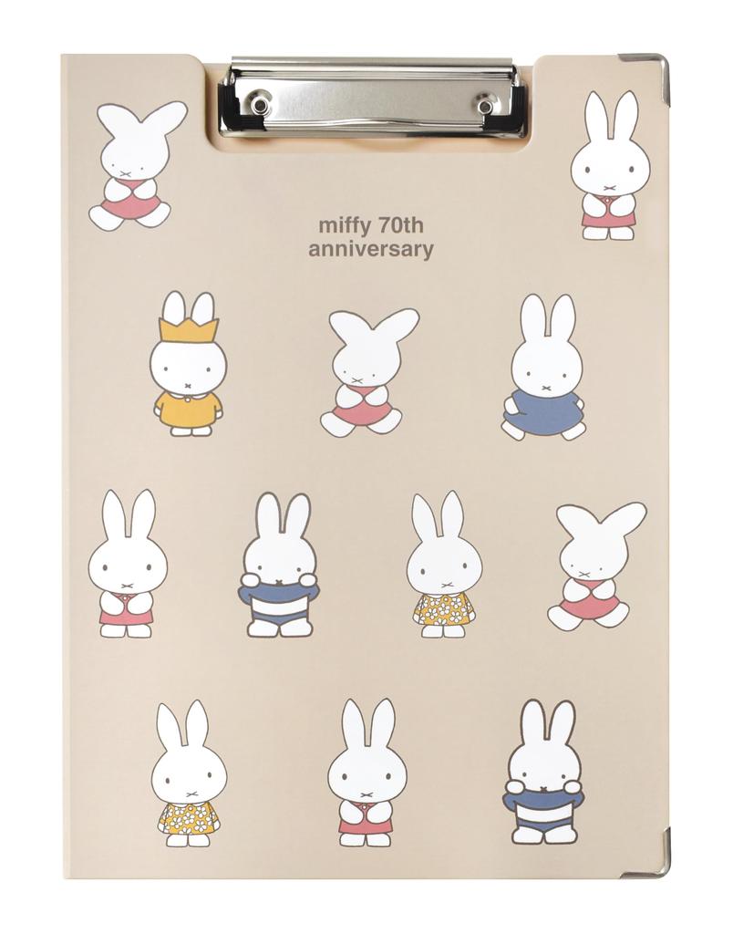 Saint Ladies Miffy Clipboard 70th Anniversary Beige ST-ZMF0058