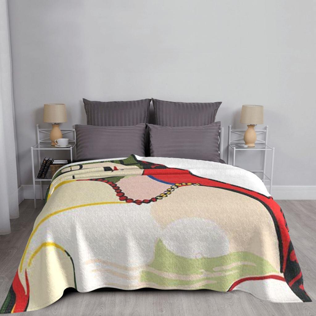 Pablo Picasso Don Quijote Spanischer Künstler Decke Weiche Warme Flanell Überwurfdecke Bettwäsche für Bett Wohnzimmer Picknick Reisen Sofa