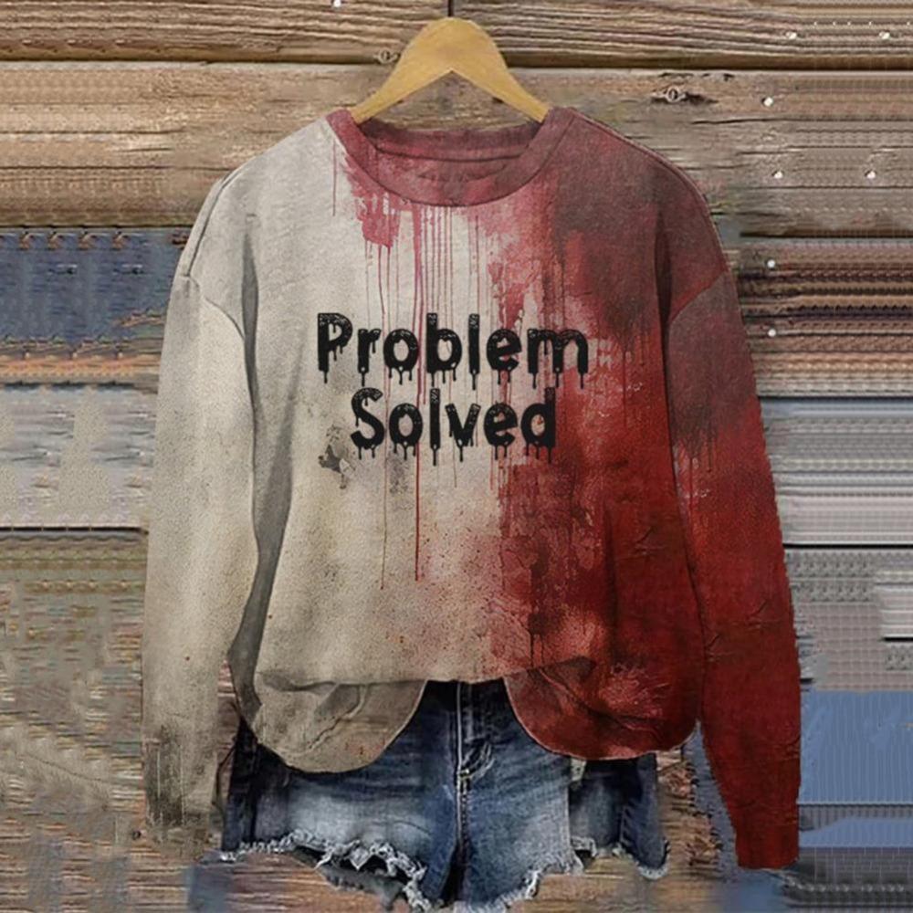 Унисекс Худи I M Fine Кровавое Худи Хэллоуин Кровавая Рубашка С Капюшоном Карман Длинные Рукава Свободный Свитшот Дом с Привидениями Косплей Топ S