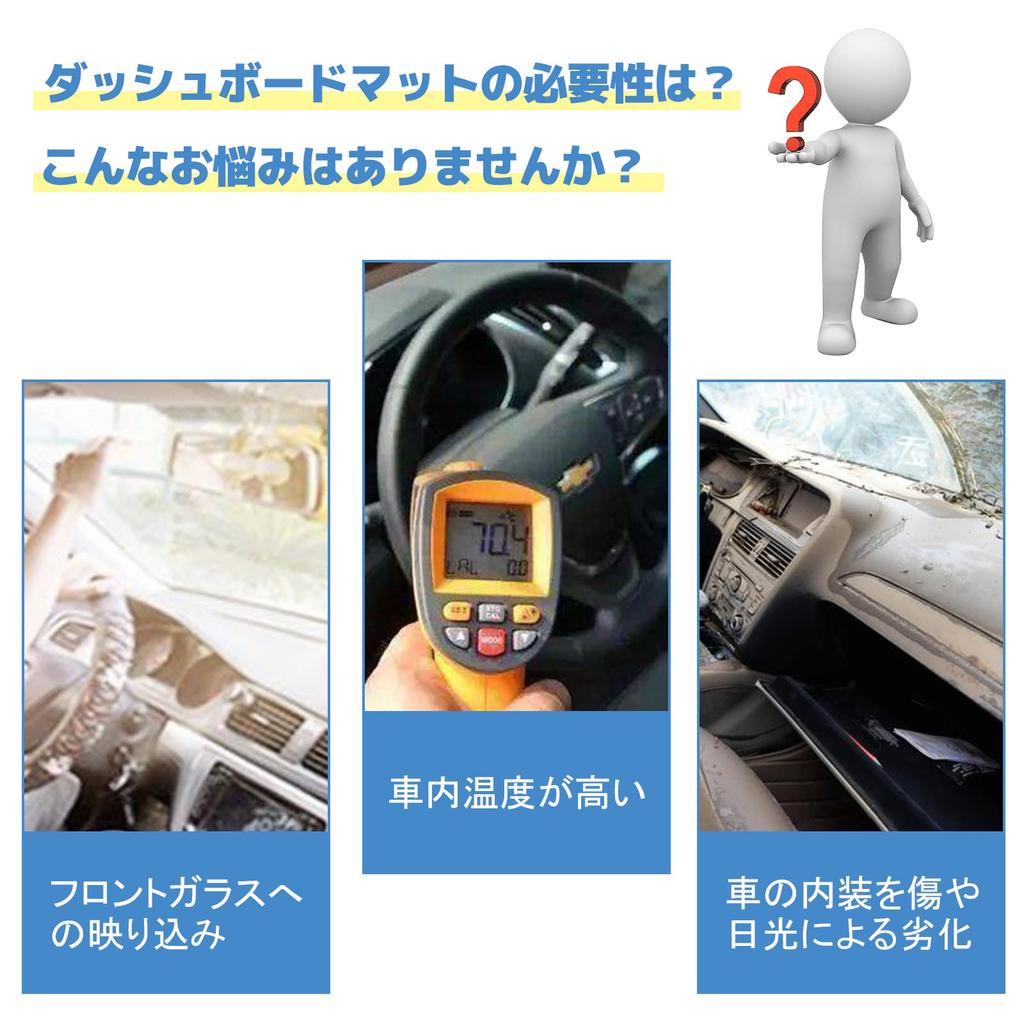 POWER PANDA Dashboard Mat for New 2022 Suede Dashboard Protective Interior Sun Black Voxy/Noah (90 Series) ZWR9#W/MZRA9# (January onwards) - Material,