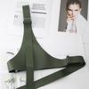 Punk Women Waist Harness Irregular Design Body Suspender One-shoulder Strap Belt  Autumn