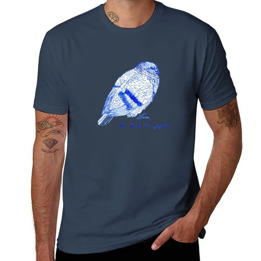 Be Kind To Pigeons Tshirt Unisexs Graphic T Shirts Tshirt
