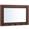 Mirror with Hooks