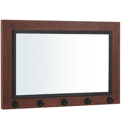 Mirror with Hooks