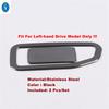Auto Glove Storage Box / Air AC Outlet Vent / Water Cup Holder Panel Cover Trim Accessories For Peugeot 3008 5008 GT 2017 -