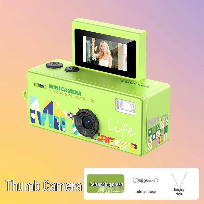 LK030 Kid's Compact Flip Camera: Portable Outdoor Thumb Cam