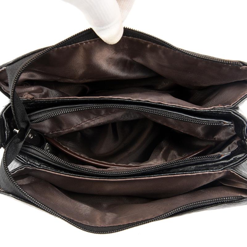 Трехслойные женские сумки на плечо большой вместимости, однотонные простые женские сумки-мессенджеры из мягкой кожи, легкие маленькие сумки в стиле ретро