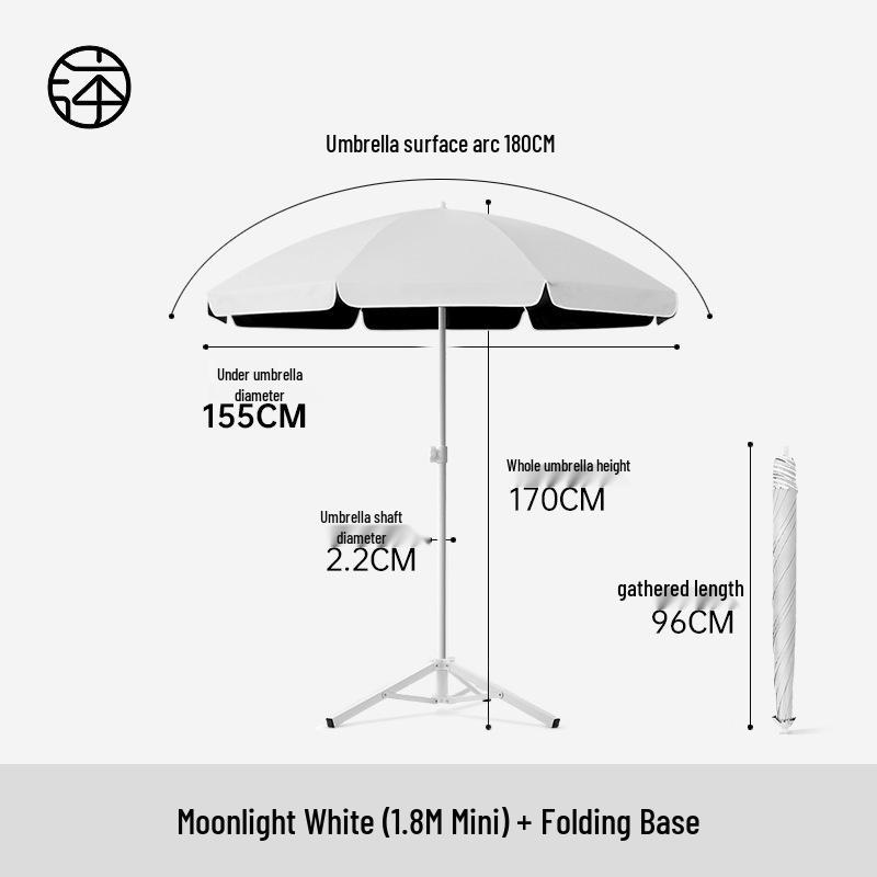 Large Outdoor Sunshade Commercial Stall Umbrella