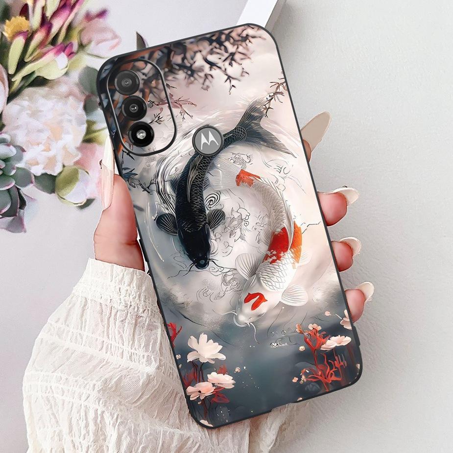 For Motorola Moto E20 E30 E40 Case Luxury Painted Cover Soft Silicone Phone Case For Motorola E20 E 30 40 MotoE30 MotoE40 Fundas