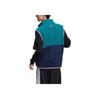 Adidas Neo Logo Print Pattern Zip Stand Collar Sleeveless Vest Color Block Unisex Vests HN4754