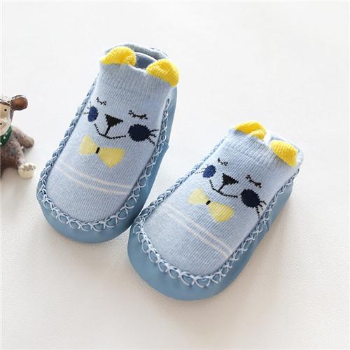 Newborn Baby Socks With Rubber Soles Infant Baby Girls Boys Autumn Spring Children Floor Socks Shoes Anti Slip Soft Sole Sock