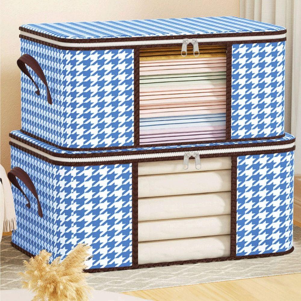 

Large-Capacity Quilt Storage Bags Non-woven Fabric Clothes storage Box Wardrobe Tidying Box Home