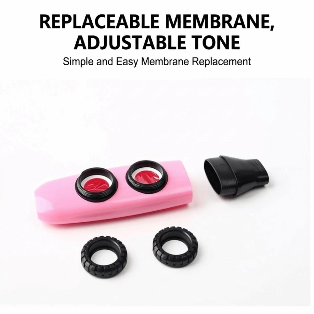 Two Membranes Adjustable Kazoo Double Hole Adjustable Double Hole Kazoo Ukulele Accompaniment