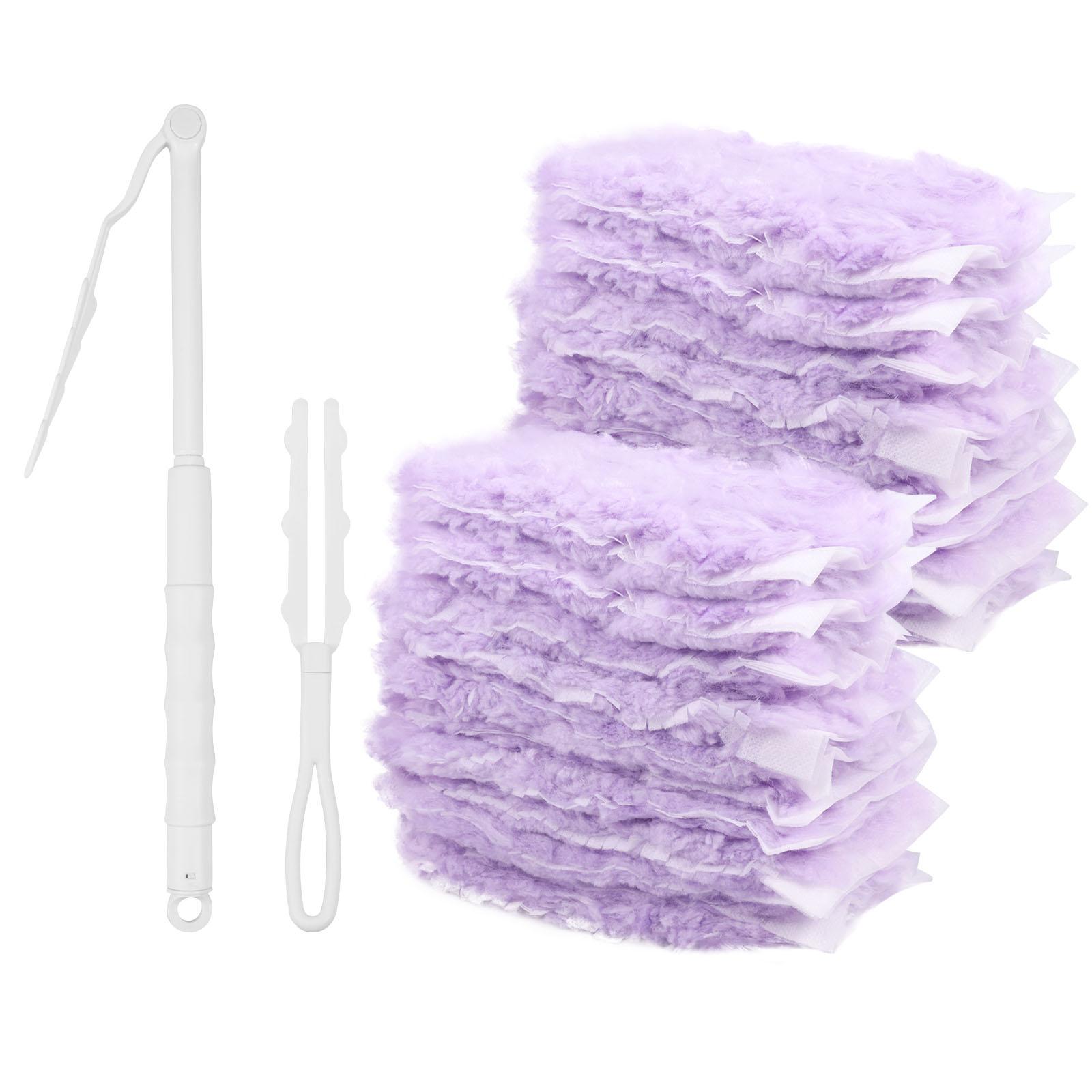 

Electrostatic Brush Disposable Dual Sided Duster Retractable Pole 360° Replaceable Cleaning Ceiling Fan Dusting for swiffer