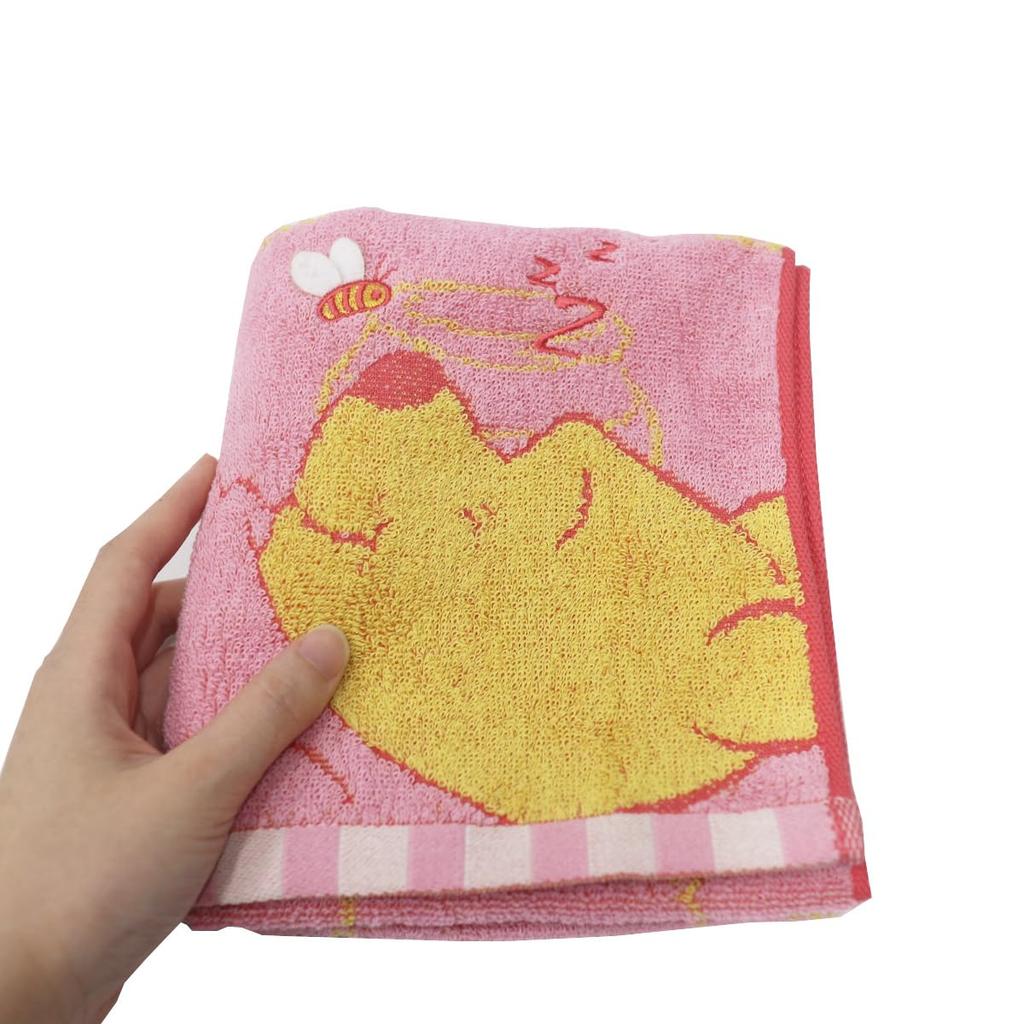 Marushin Disney Winnie the Pooh Honey Naps Face Antibacterial and 2006040100 Towel, Cotton, Deodorizing,
