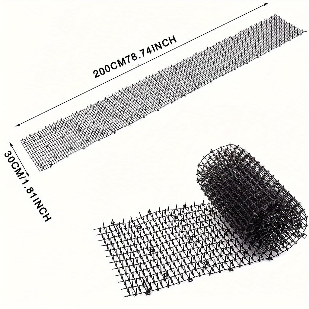 

Коврик от кошачьих экскрементов 200x30 см, полоски с шипами, шипы против кошек для балкона, сада, водонепроницаемый отпугиватель для домашних животных в рулоне для защиты растений