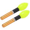 2pcs Glowing Fishing Floats LED Glowing Fishing Drifting Bobbers for Night FishingGold