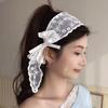 Bow Ribbon Ribbon Hair Clip French Style Hair Hoops Popular Knot Headband Women
