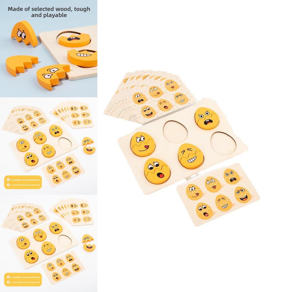Expression Egg Puzzle Toy For Early Learning And Parentchild Interaction