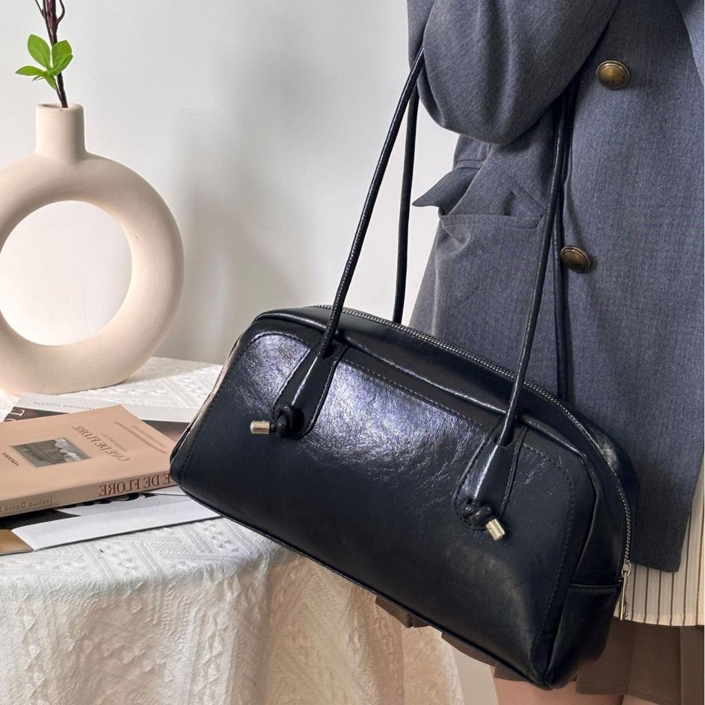 Boston Large Bag for Women, Large Capacity 2024 New Model, High-End Texture, Niche Commuter Shoulder Underarm Pillow Bag