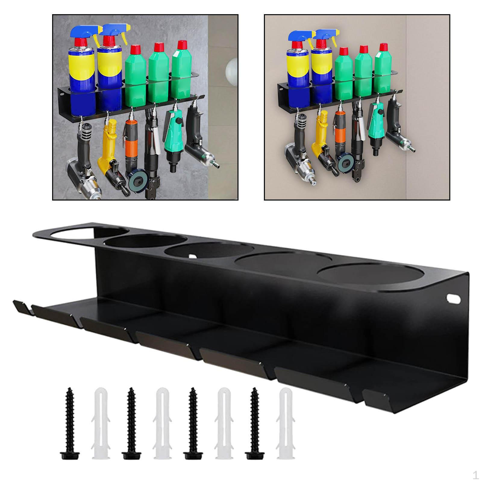 

Многоцелевой настенный держатель для баллончика с распылителем, экономящий пространство, 5 отверстий для краски