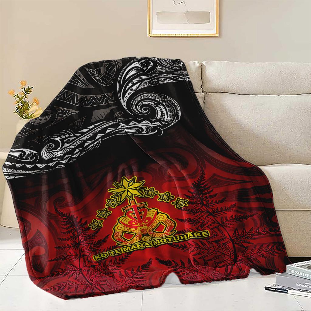 Maori King's Movement Art Pattern Blanket Sofa Bed Travel Camping Living Room Office Conditioning Blanket for All Seasons Gifts