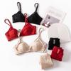 French 19 Momme Silk Stretch Satin Wire-Free Bra