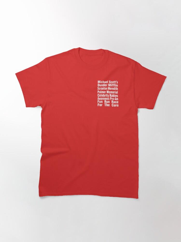 The Cure The Office T-Shirt - Michael Scott's Fun Run Race for the Cure Classic T-Shirt
