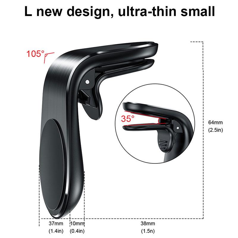 Magnetic Car Phone Holder Air Vent Clip Mount Rotation Cellphone GPS Support For Xiaomi Red Mi Huawei Samsung Phone Stand In Car