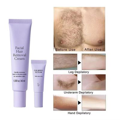Nourish Facial Hair Removal Cream Non-irritating Depilatory Cream Hair Inhibitor Cream  Women Men