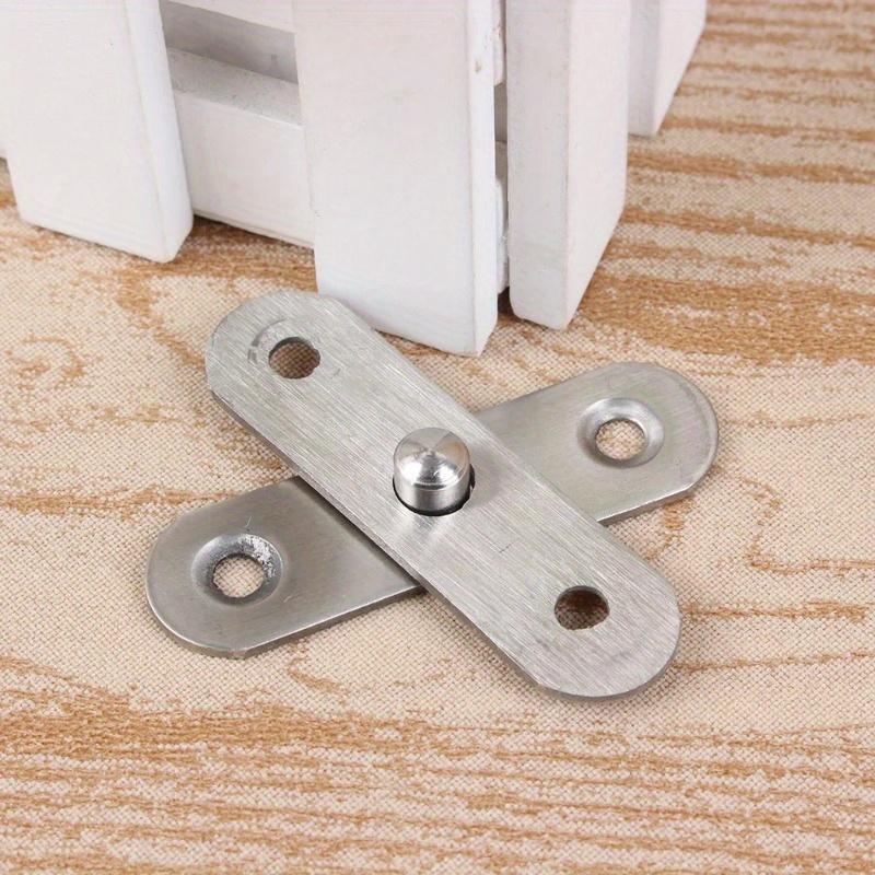 2set 360 Degree Hidden Hinges For Doors Stainless Steel Upper Lower Hinge Door Pivot Hinge Hardware Tool Furniture Fittings Loop