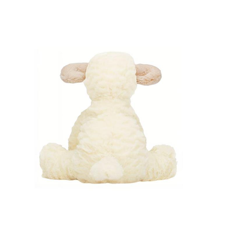 JELLYCAT Wavy Fur Series Animal FUDDLEWUDDLE Little Lamb Doll Plush Doll 23cm Height