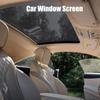 Kaskawise Car Sunroof Sun Shade,Magnetic Screen Breathable Mesh Cover For Camping & Parking,Quick Tall UV Protection Screen For Moonroof & Side