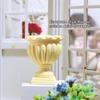 1:12 Vaso da Fiori Miniatura per Casa delle Bambole Colonna Romana Mini Colonna di Fiori Vasi da Fiori Giardino Esterno Piante in Vaso Modello Decor Giocattolo