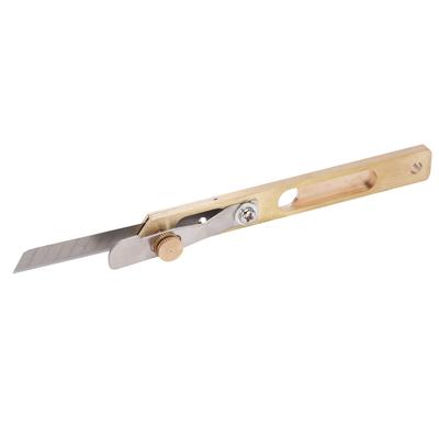 Lederhandwerksschneider Langlebiges Messing Einstellbarer Abstand Positionierung Tragbares Hobbymesser für DIY