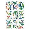 Colorful, Hummingbird, Simple, Anti-collision Glass Sticker, Home Office, Window Glass Sticker, Refrigerator Decoration