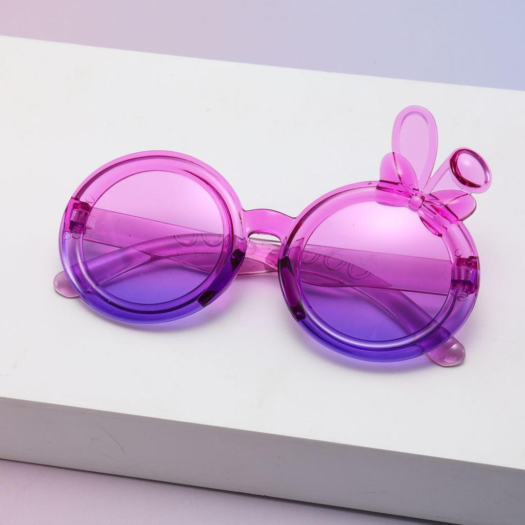 Children'S Fun Cartoon Children'S Sunglasses Bow Decoration Children'S Glasses Uv-Proof Baby Sunglasses