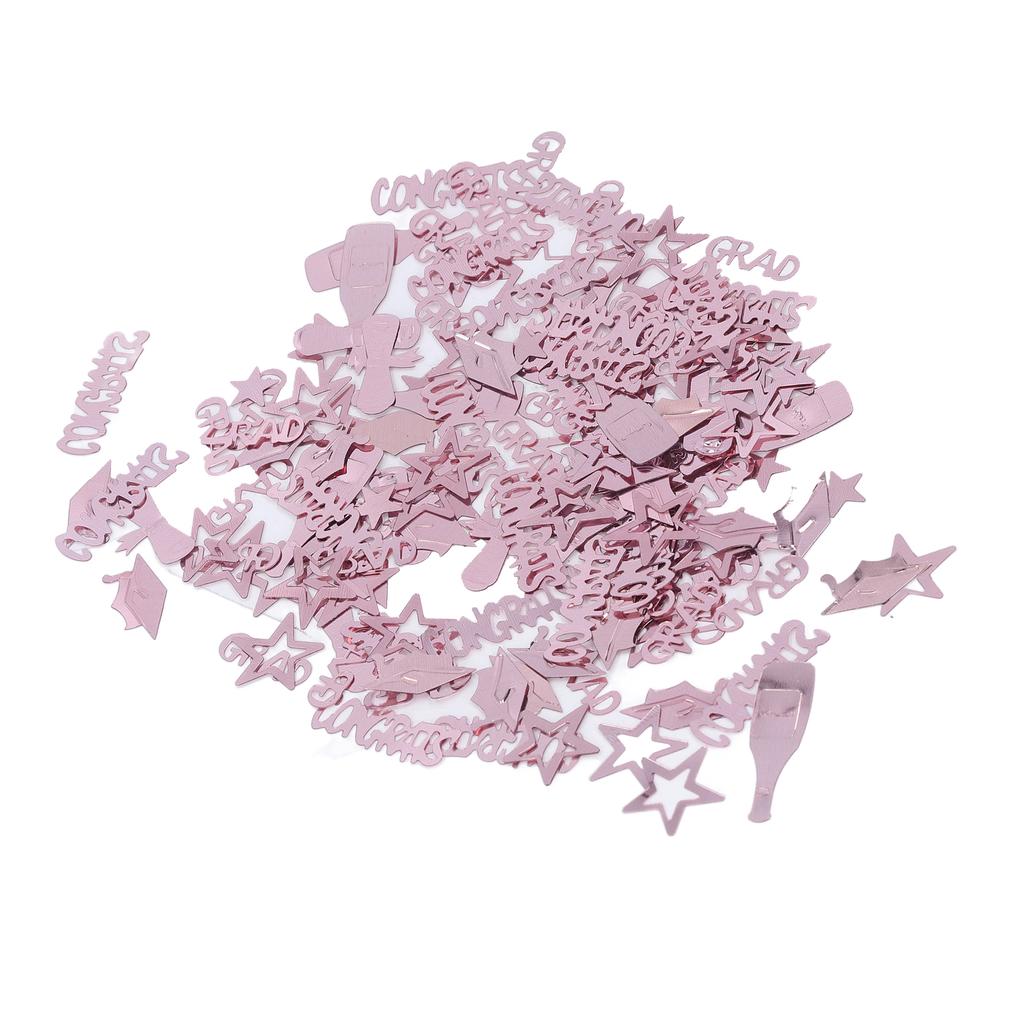 Rose Gold Graduation Confetti 100g Reusable Dazzling Graduation Confetti for Graduation Decoration Party