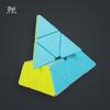 Qiyi Qiming S2S3 Solid Color 3-Layer Pyramid Rubik's Cube - Ideal Educational Toy for Beginners and Kids