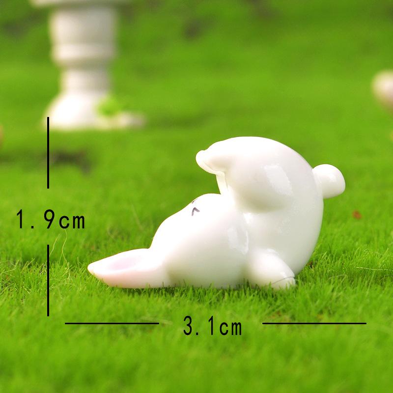 Cute and Sporty Little Rabbit Home Desktop Decoration Accessories Cartoon Rabbit Ornaments