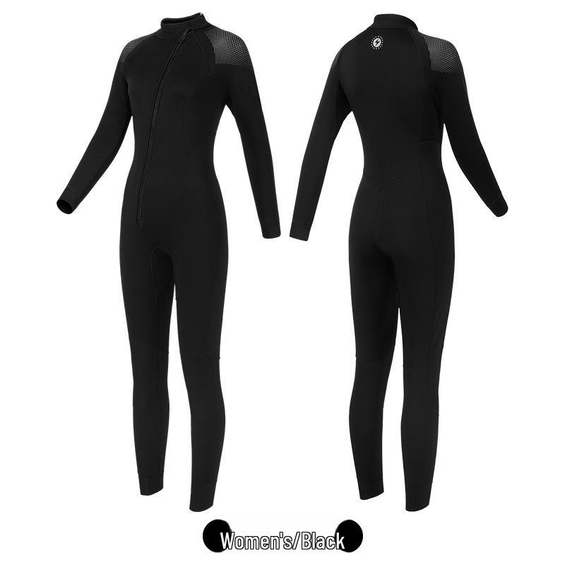 Combinaison de plongée unisexe 3MM: Combinaison de plongée et de surf chaude, à manches longues, résistante au froid, protection contre les méduses pour la natation hivernale