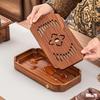 Karin Solid Wood One-Person Tea Tray 2025 – Small Household Dry Brew Stand
