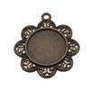 Fit 20mm Round Cabochon Bezel Pendant Setting Handmade Craft Blanks Frames