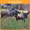 Antelope Wildlife Model Static Plastic Toy Scene Decor For Kids